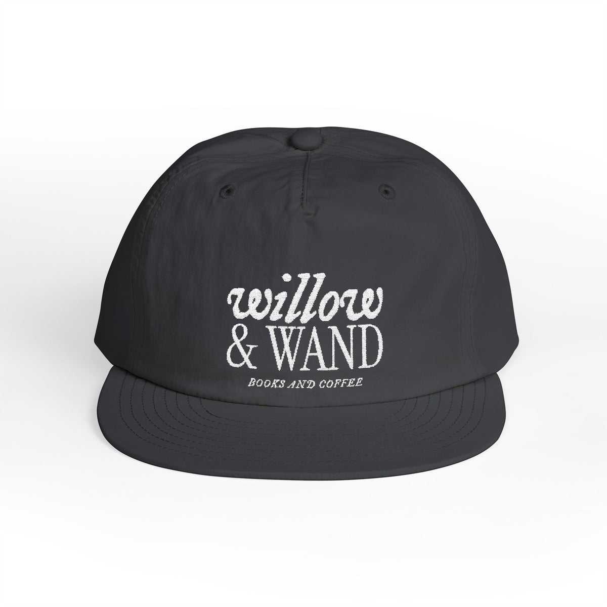 Surf Cap — Willow & Wand Embroidered Logo Snapback Hat