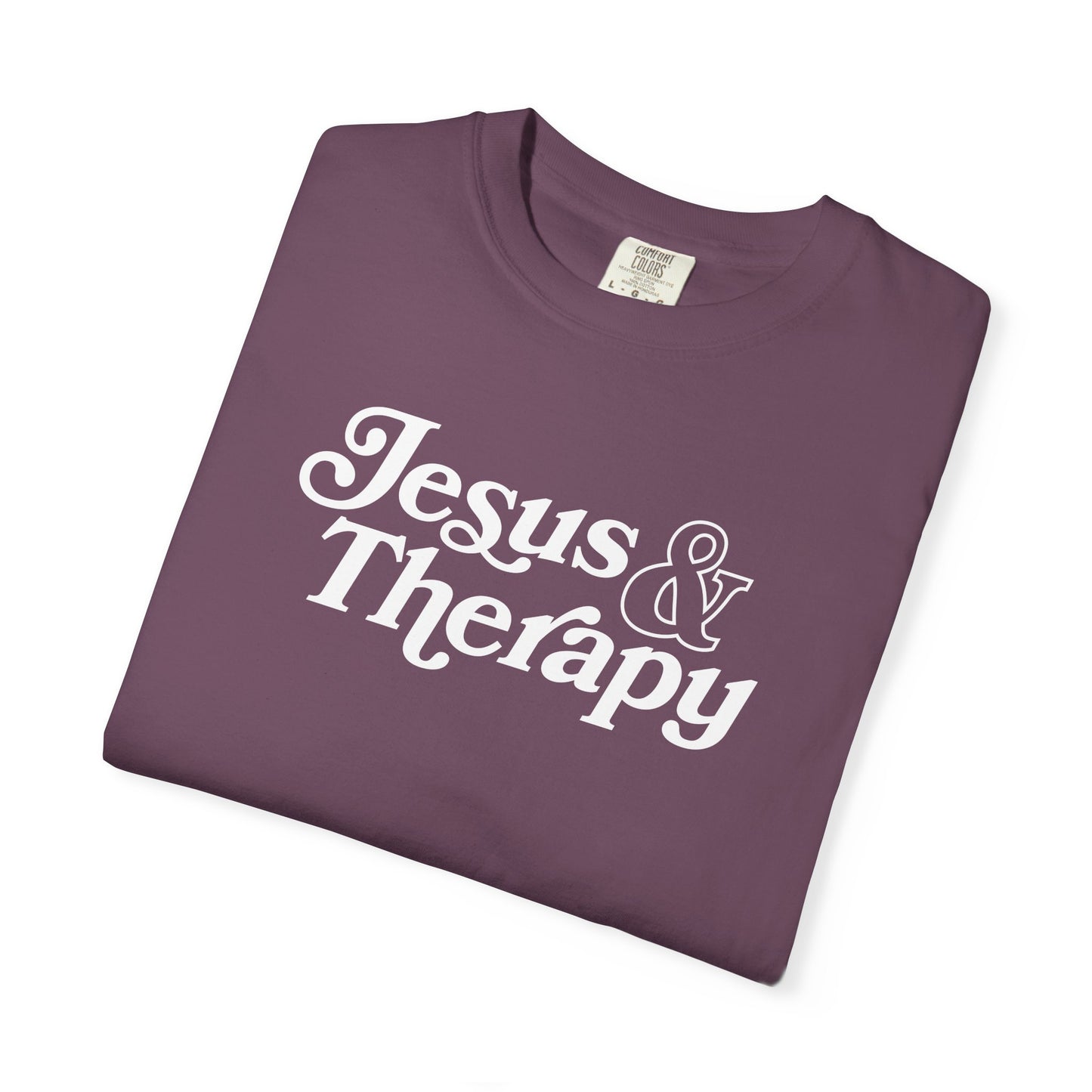 Jesus & Therapy T-Shirt — Faith-Based Christian Tee