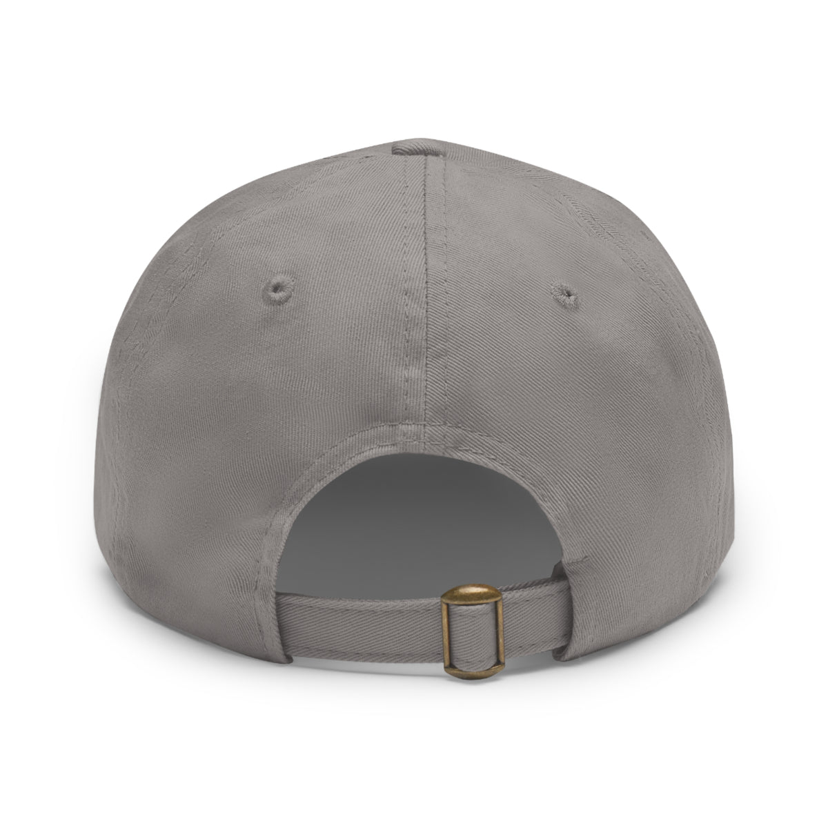 Willow & Wand Leather Patch Dad Hat — Coffee Shop Retro Logo Cap