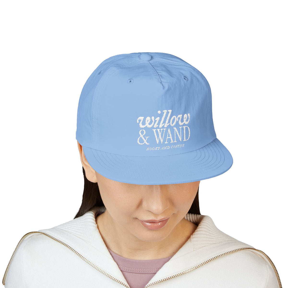 Surf Cap — Willow & Wand Embroidered Logo Snapback Hat
