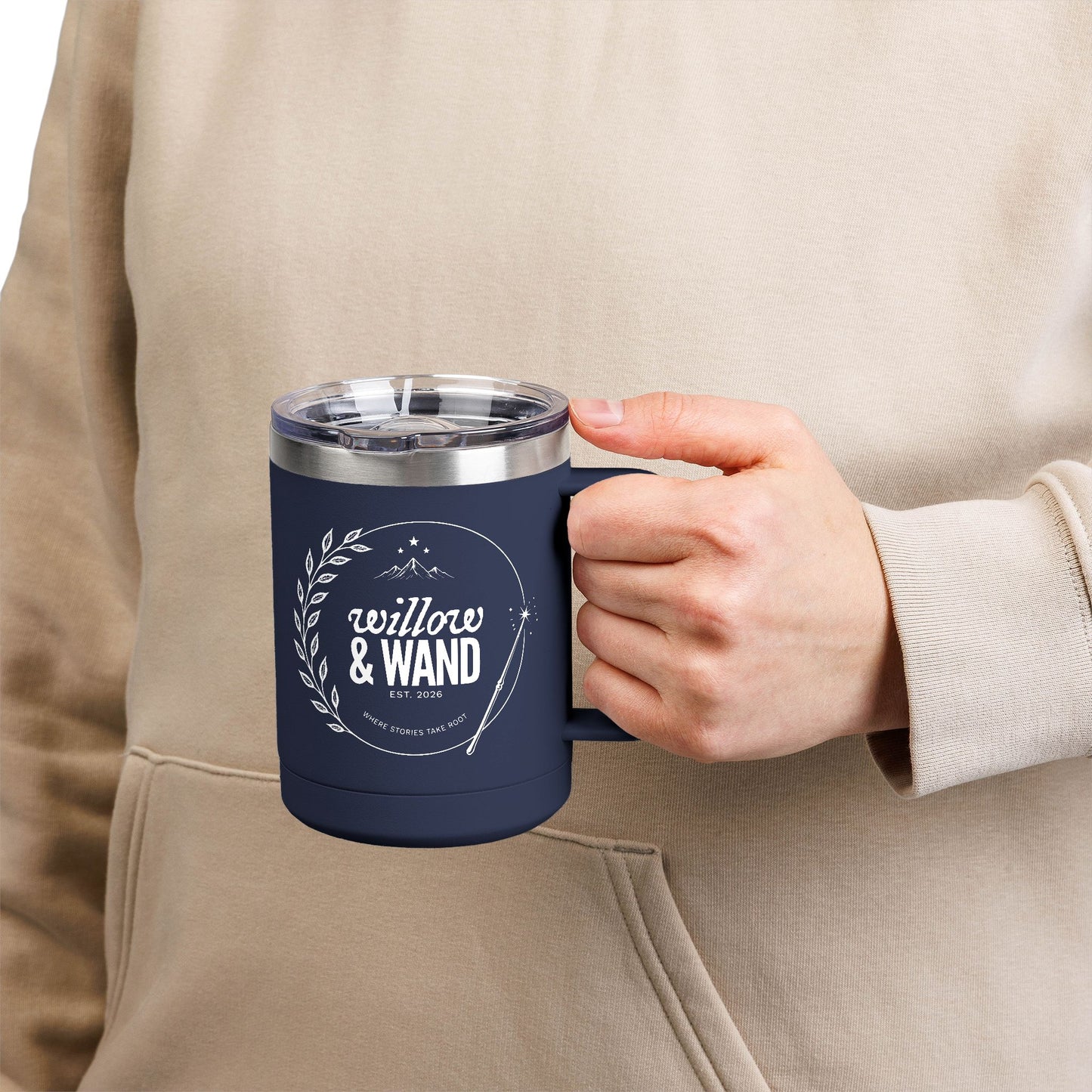 Willow & Wand 15oz Insulated Travel Mug Tumbler