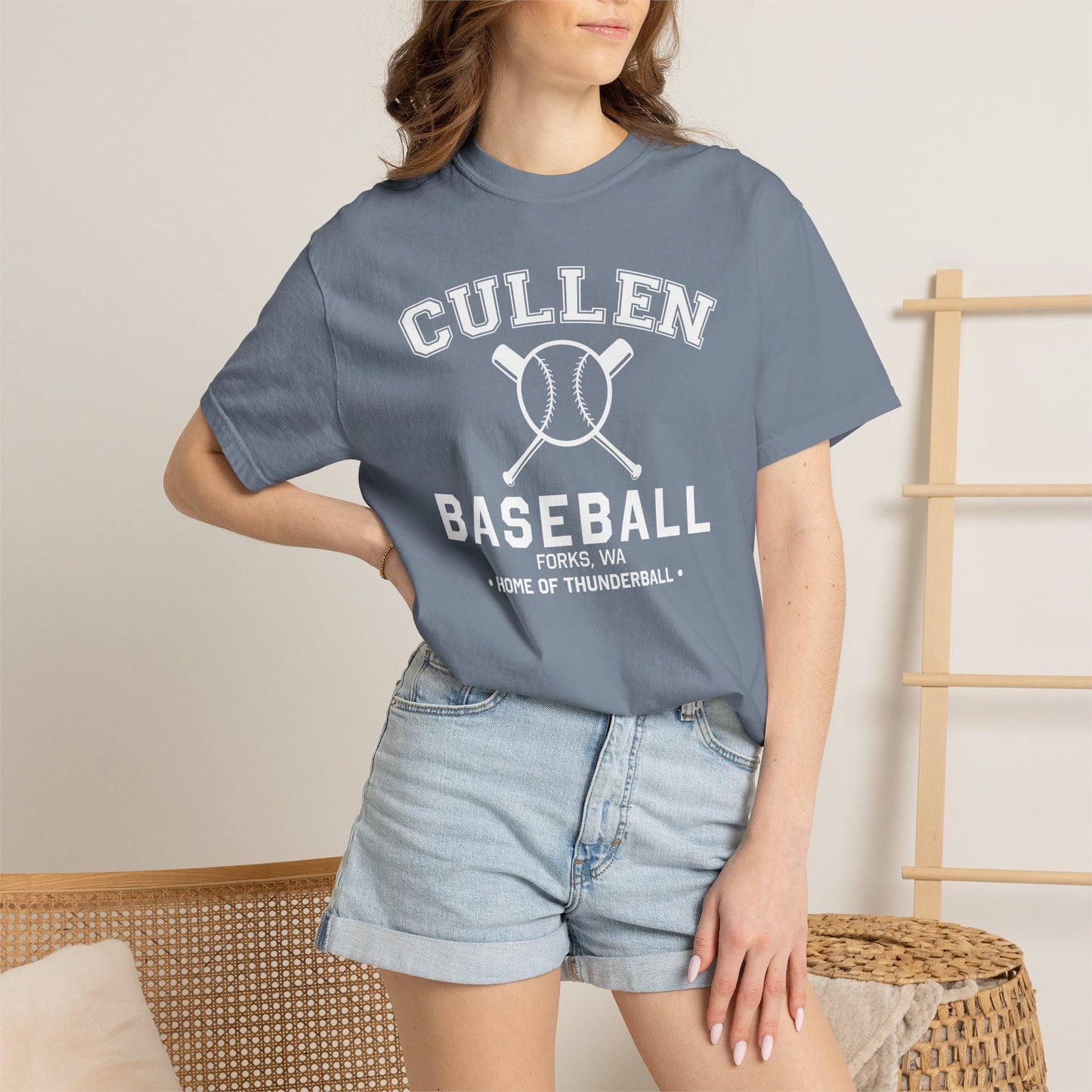 Vampire Baseball Team T-Shirt — Forks 'Home of Thunder ball' Vintage Tee