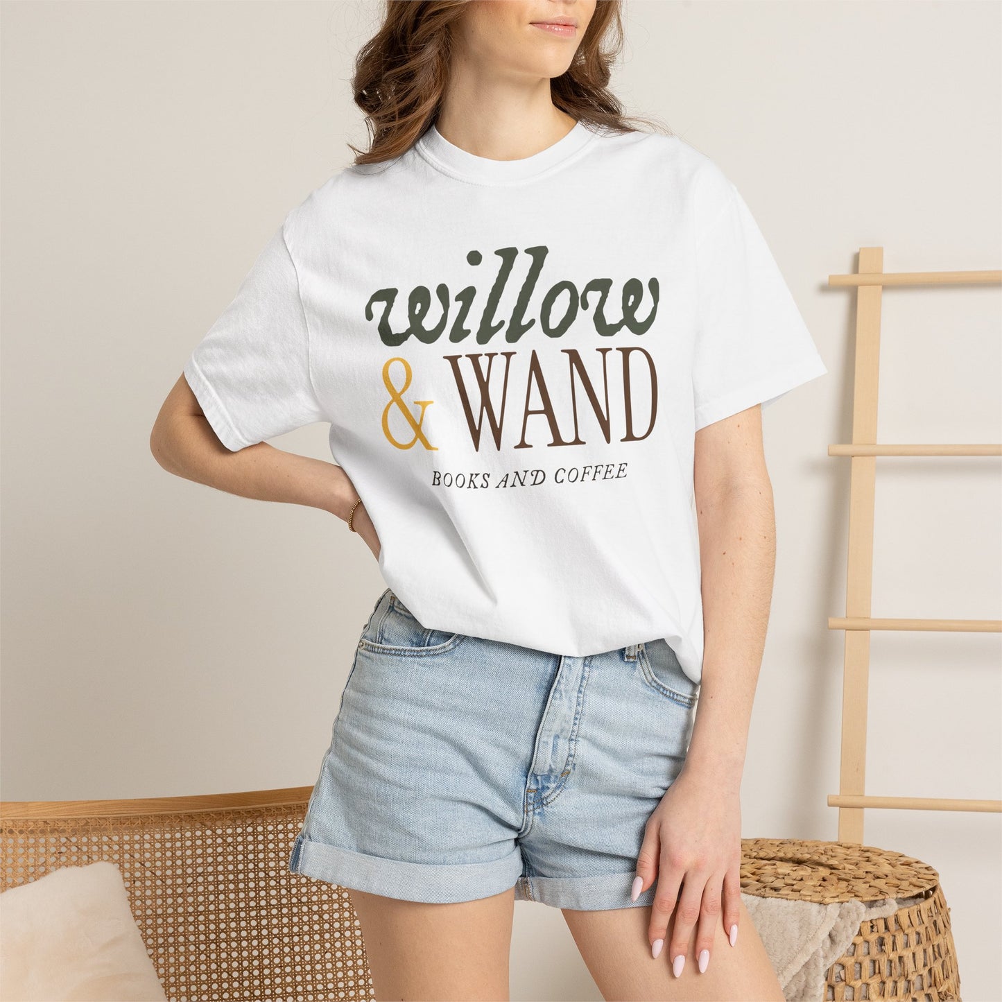 Willow & Wand Books and Coffee T-Shirt