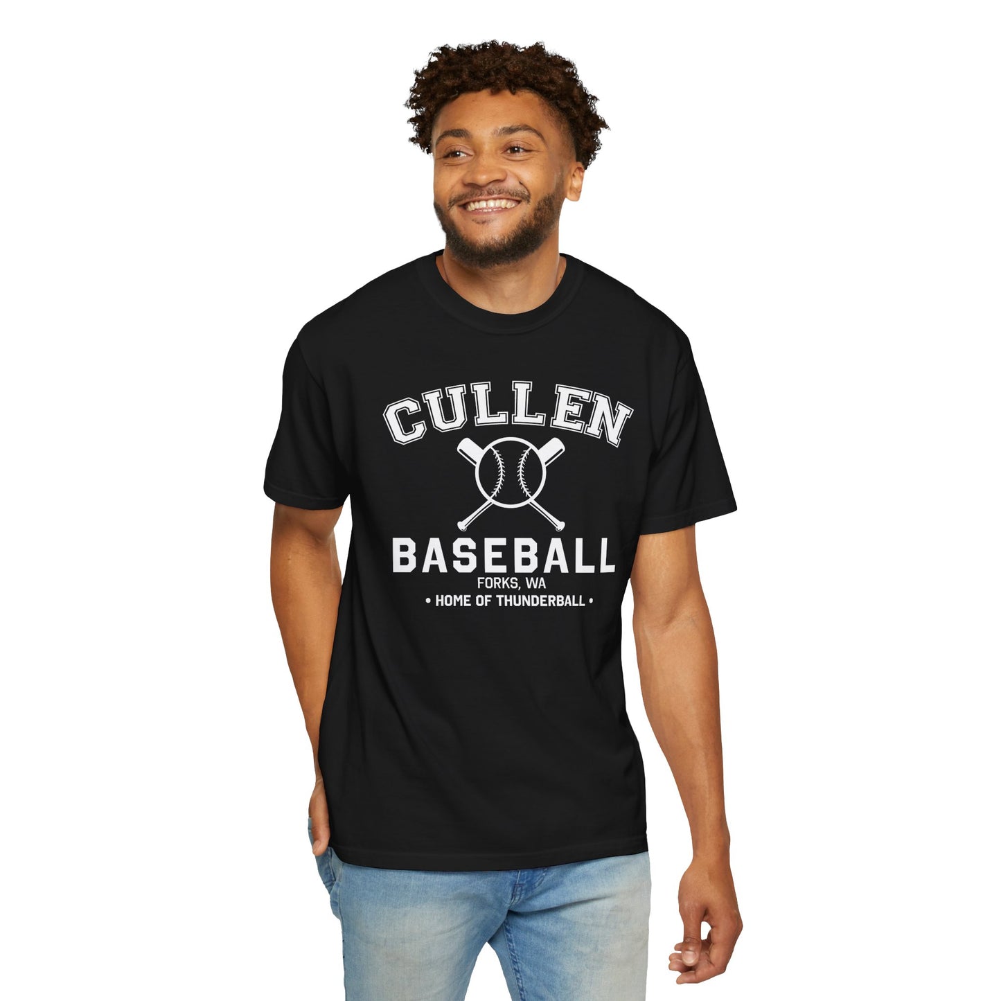 Vampire Baseball Team T-Shirt — Forks 'Home of Thunder ball' Vintage Tee