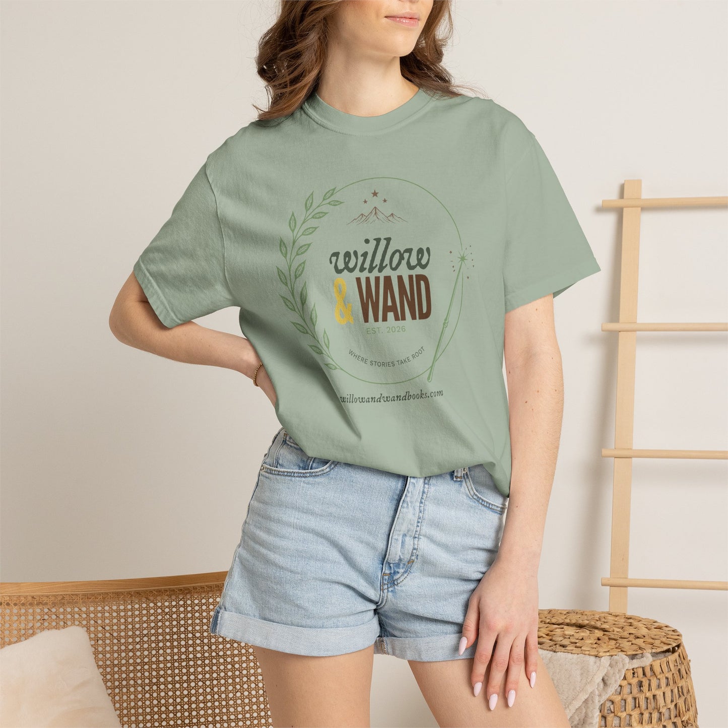 W&W Botanical Logo — Comfort Colors Tee