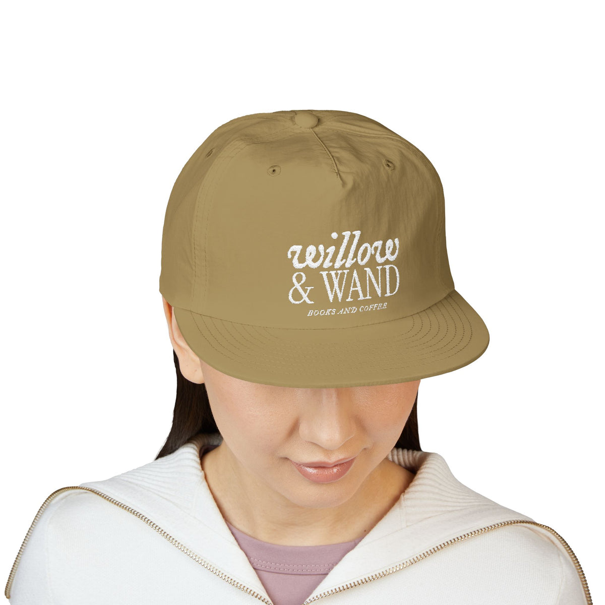 Surf Cap — Willow & Wand Embroidered Logo Snapback Hat