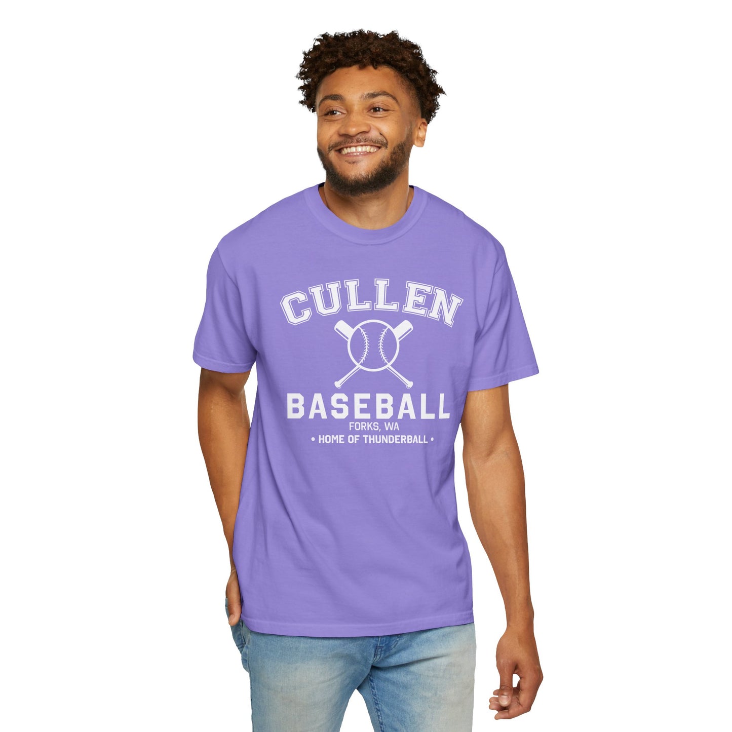 Vampire Baseball Team T-Shirt — Forks 'Home of Thunder ball' Vintage Tee