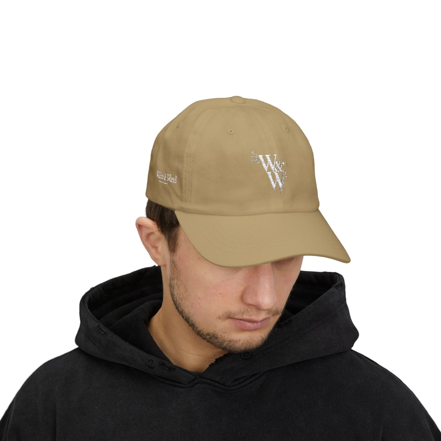Distressed W&W Embroidered Dad Cap