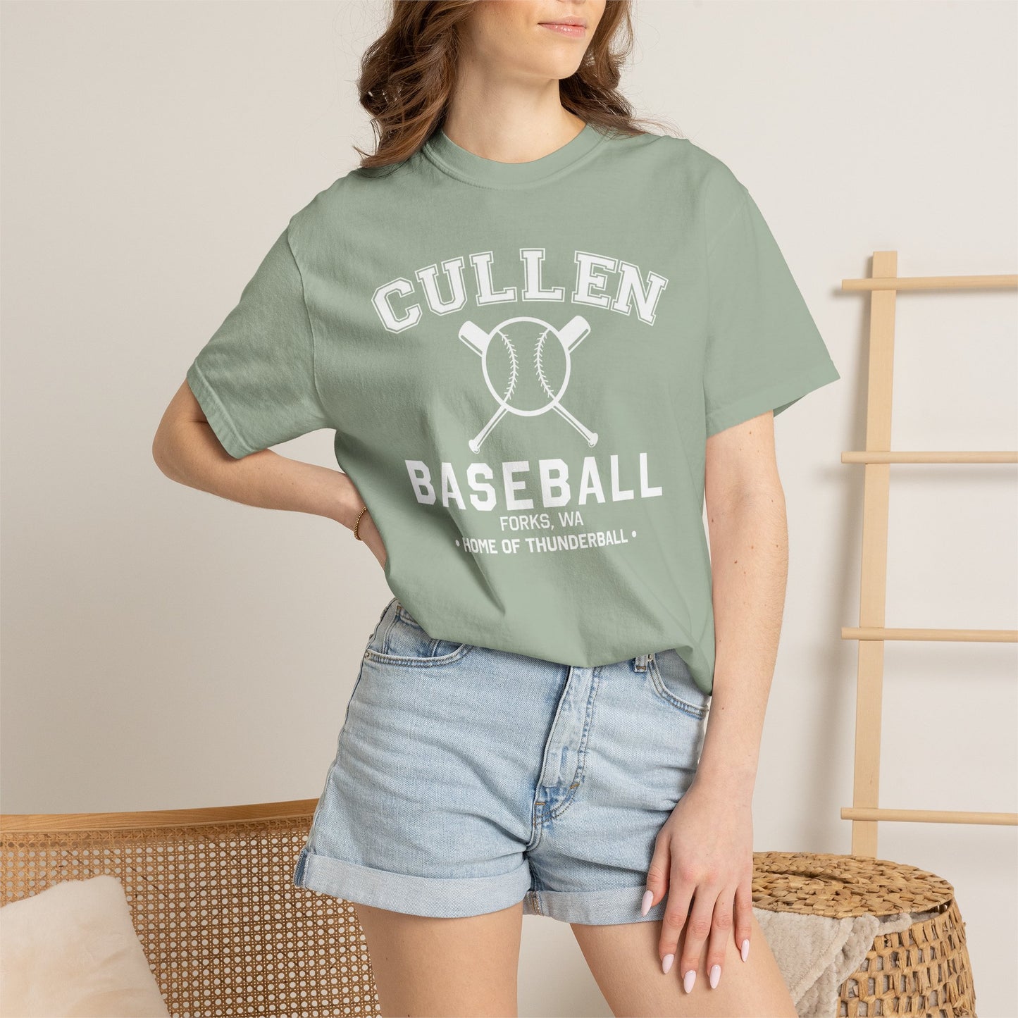 Vampire Baseball Team T-Shirt — Forks 'Home of Thunder ball' Vintage Tee