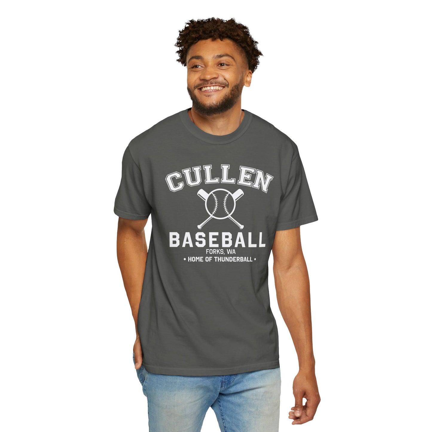 Vampire Baseball Team T-Shirt — Forks 'Home of Thunder ball' Vintage Tee