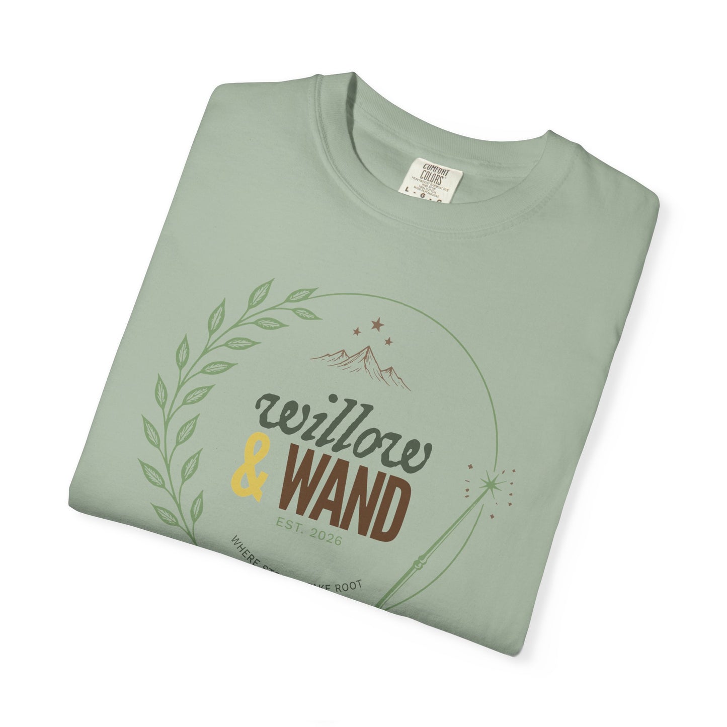 W&W Botanical Logo — Comfort Colors Tee