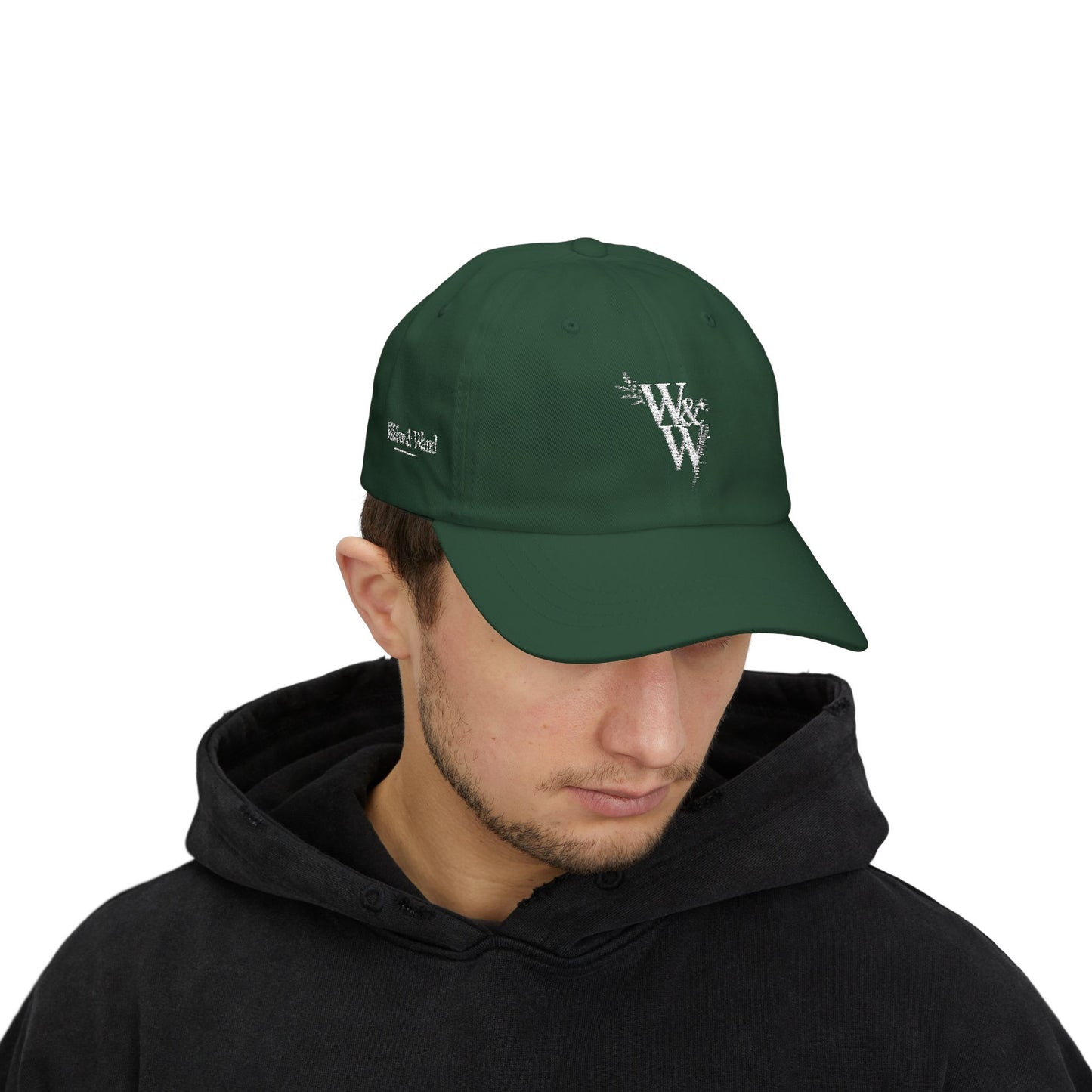 Distressed W&W Embroidered Dad Cap