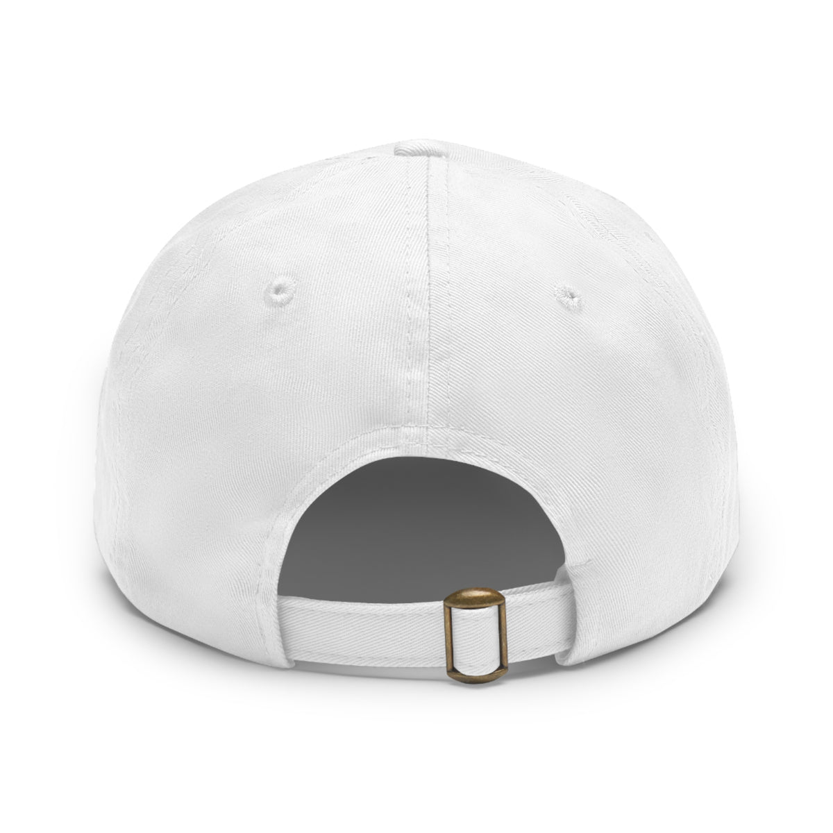 Willow & Wand Leather Patch Dad Hat — Coffee Shop Retro Logo Cap