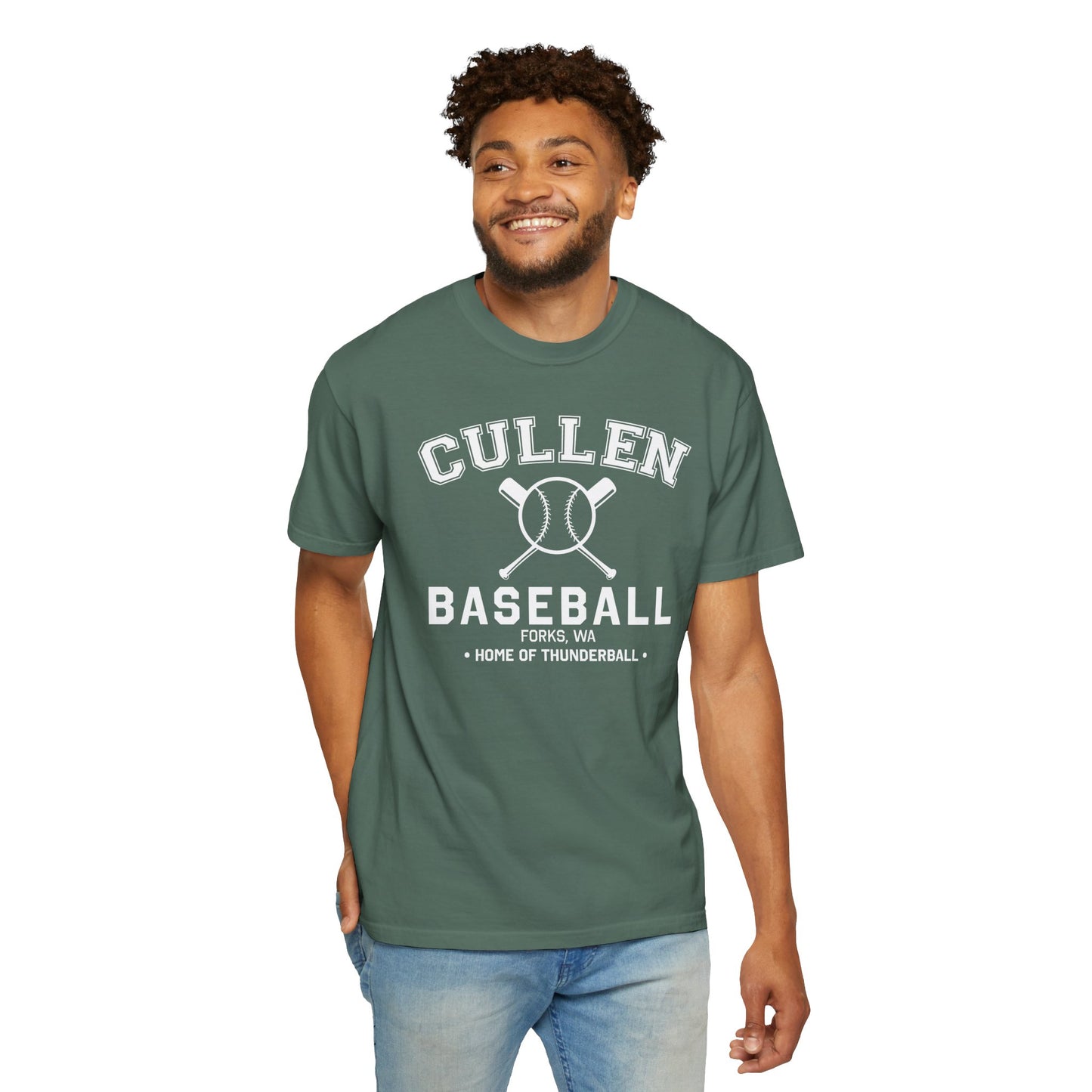 Vampire Baseball Team T-Shirt — Forks 'Home of Thunder ball' Vintage Tee