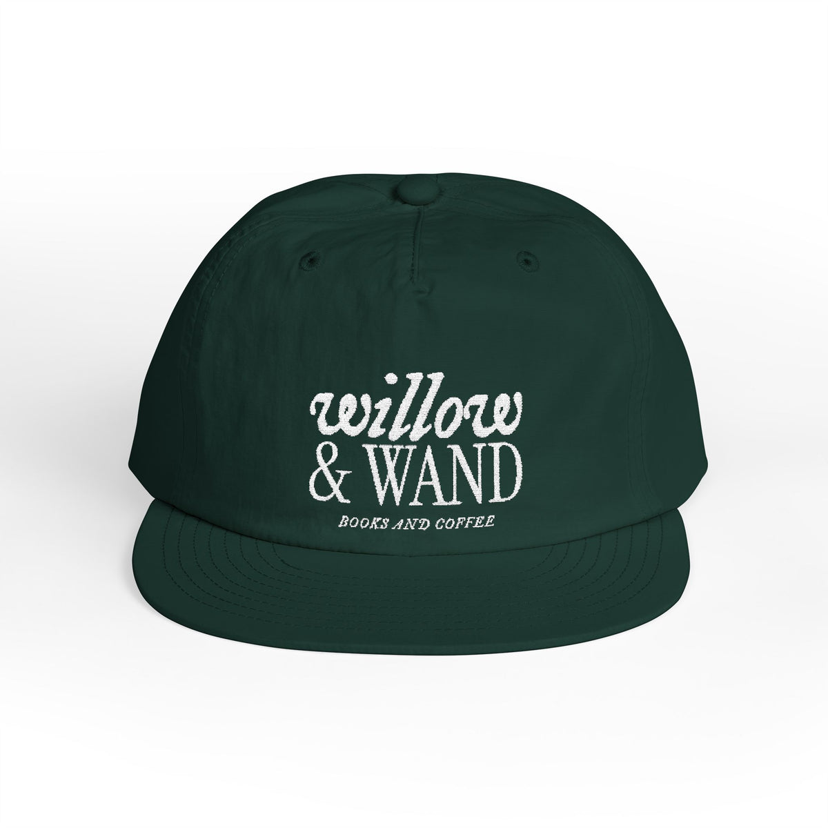 Surf Cap — Willow & Wand Embroidered Logo Snapback Hat