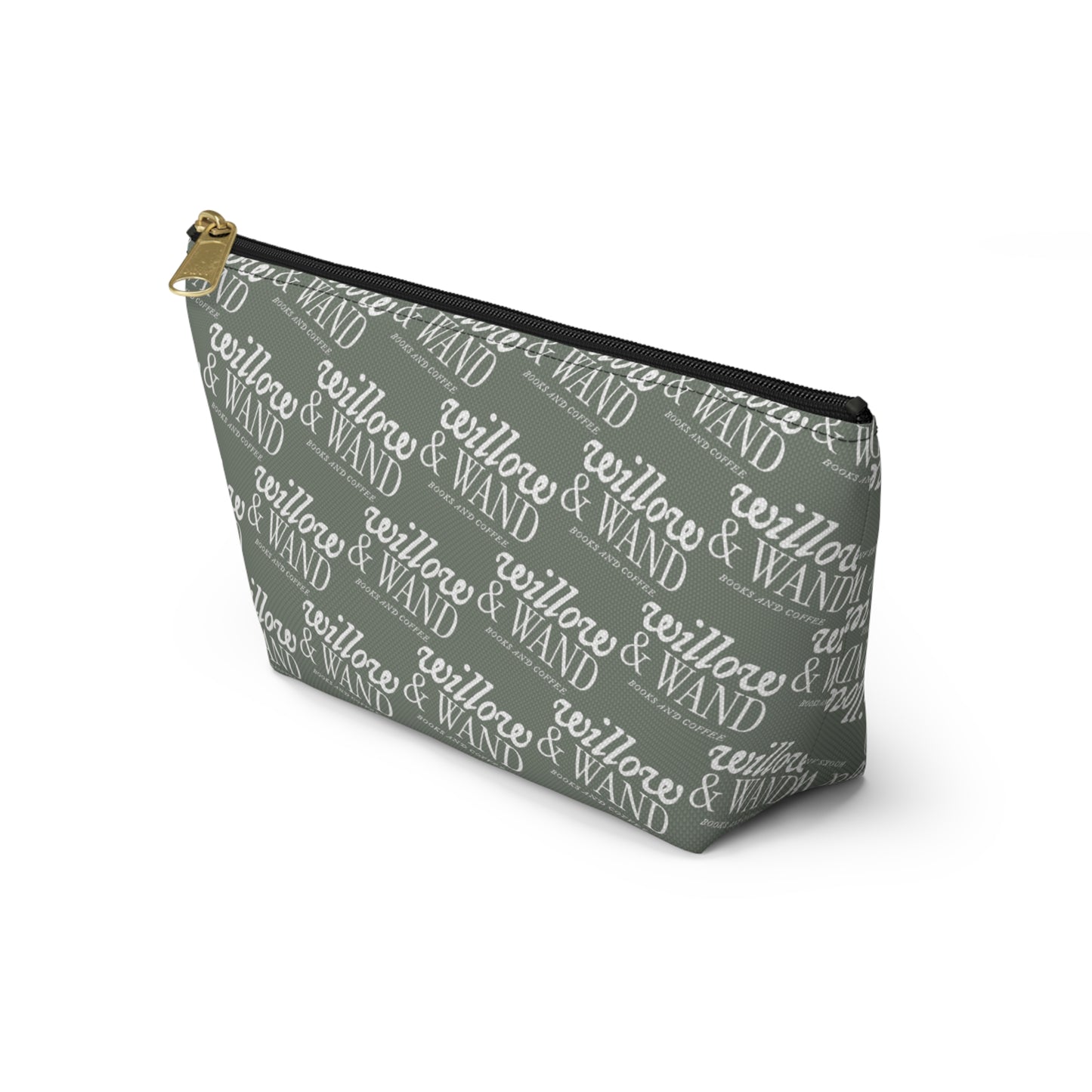 Willow & Wand Zip Accessory Pouch — T‑Bottom Cosmetic Bag