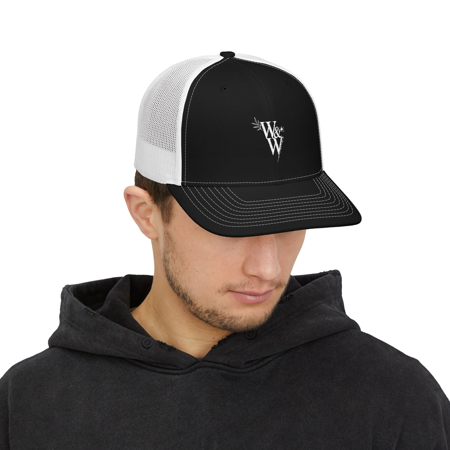 Trucker Cap — W&W Minimalist Embroidered Logo Snapback