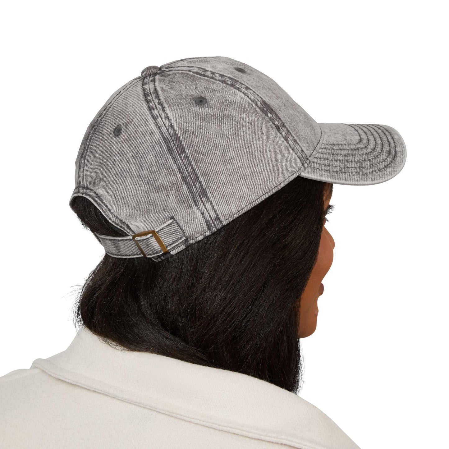 Embroidered Vintage Baseball Cap — "willow & WAND" Red Washed Hat