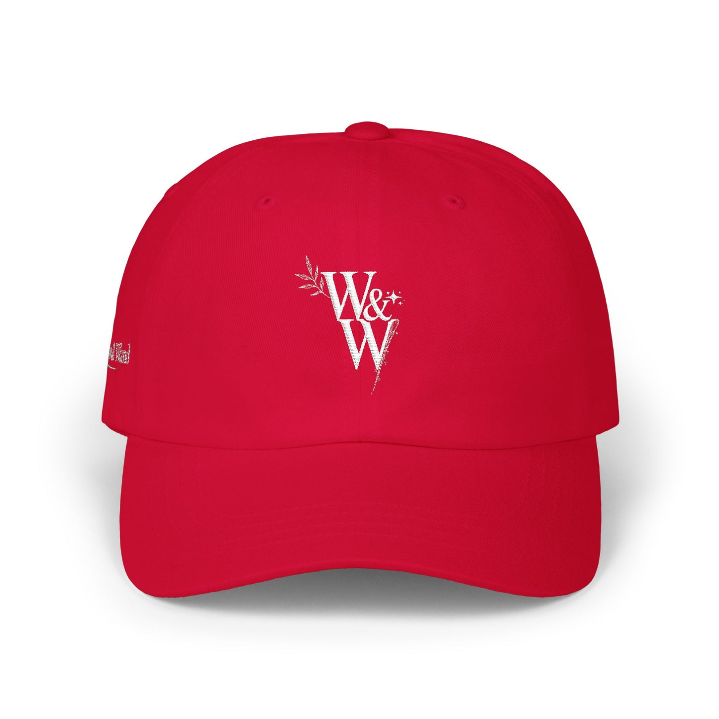 Distressed W&W Embroidered Dad Cap