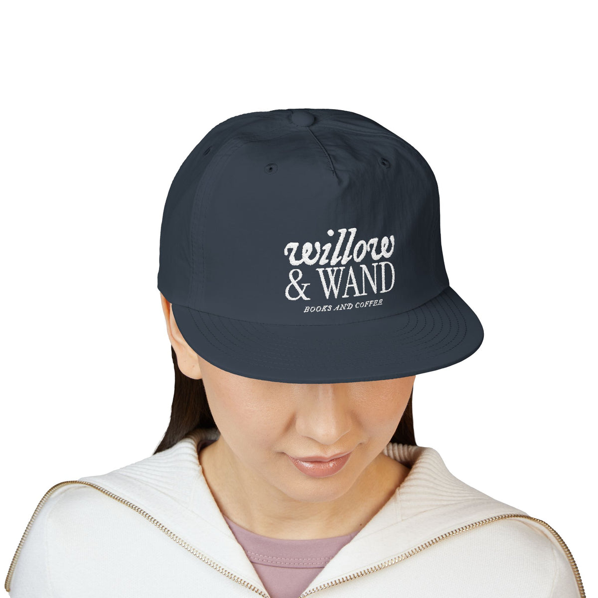 Surf Cap — Willow & Wand Embroidered Logo Snapback Hat
