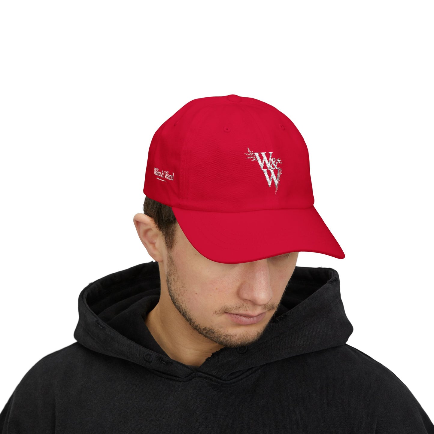 Distressed W&W Embroidered Dad Cap