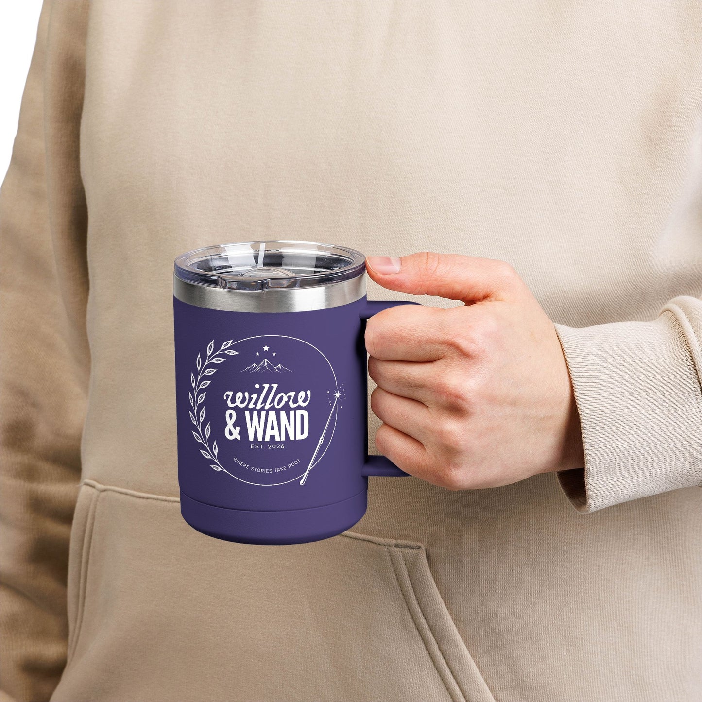 Willow & Wand 15oz Insulated Travel Mug Tumbler