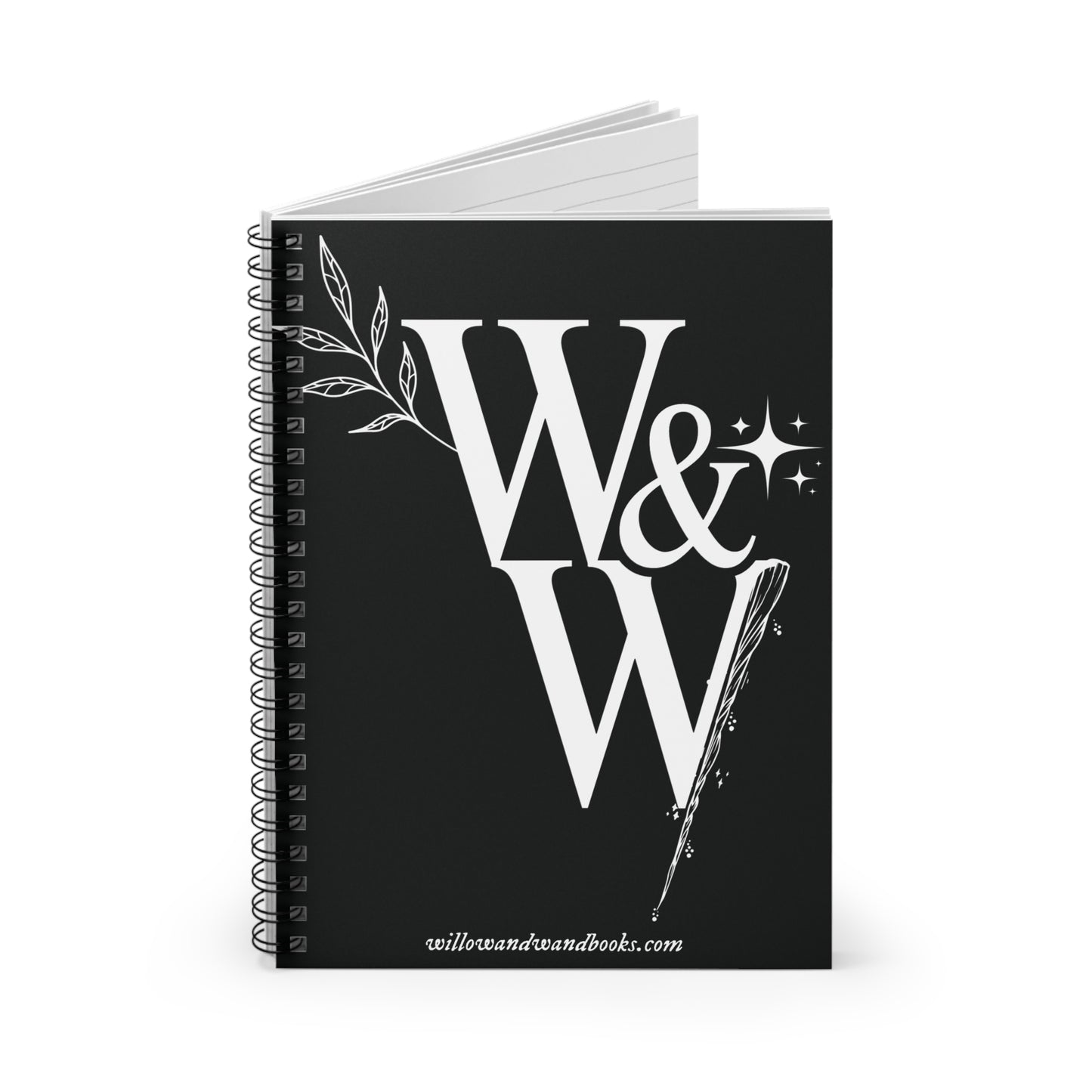 Willow & Wand Books Monogram Spiral Notebook — Ruled Journal