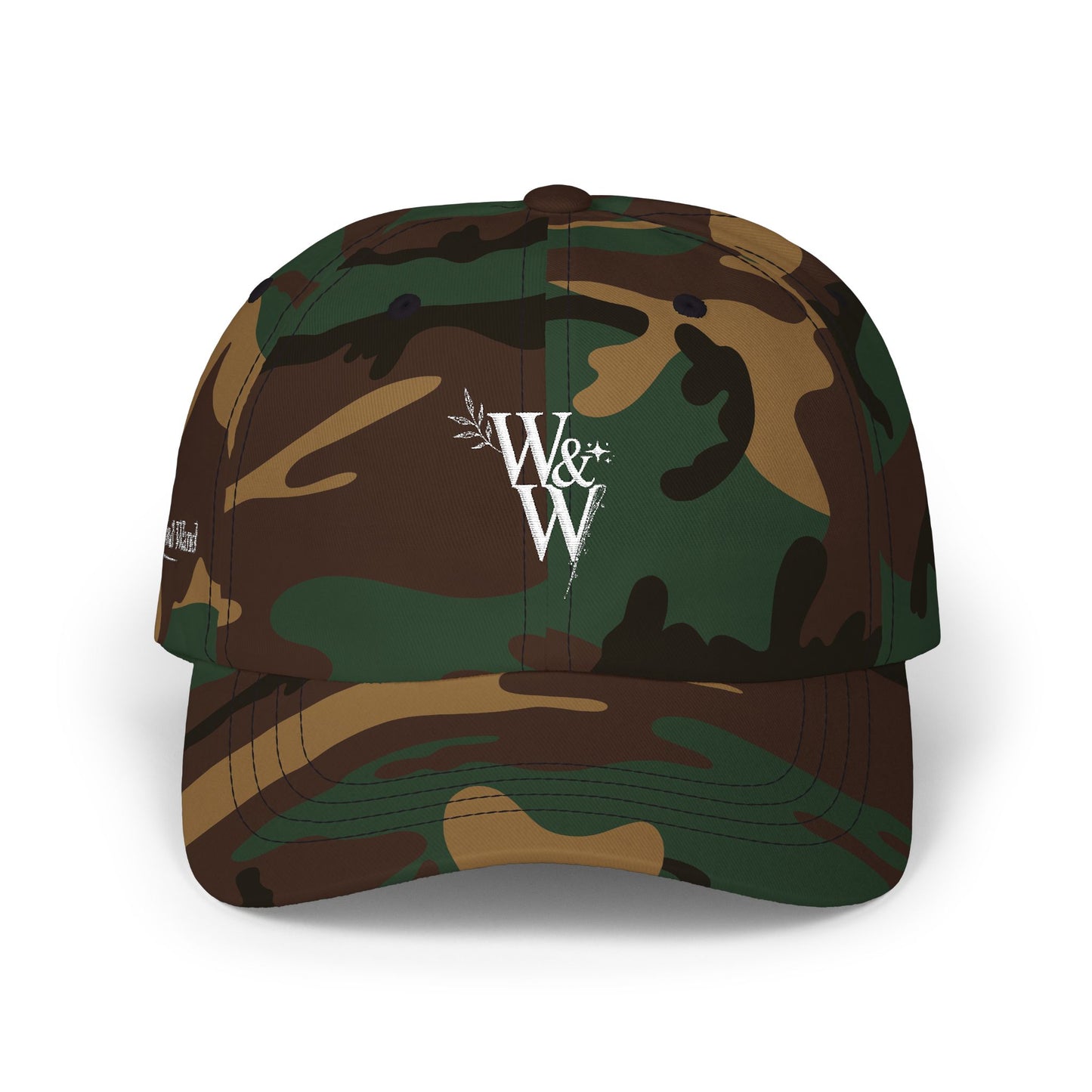 Distressed W&W Embroidered Dad Cap