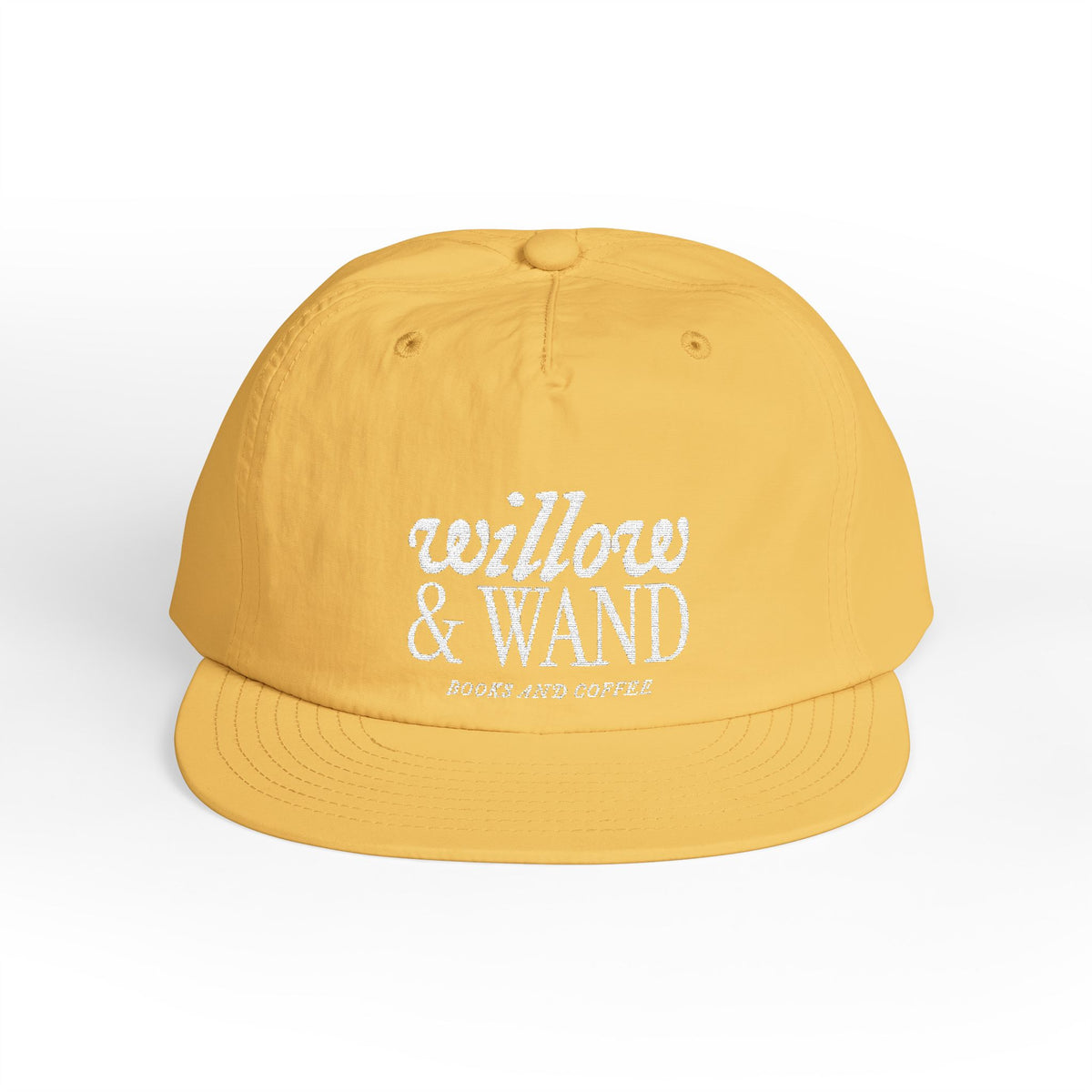 Surf Cap — Willow & Wand Embroidered Logo Snapback Hat