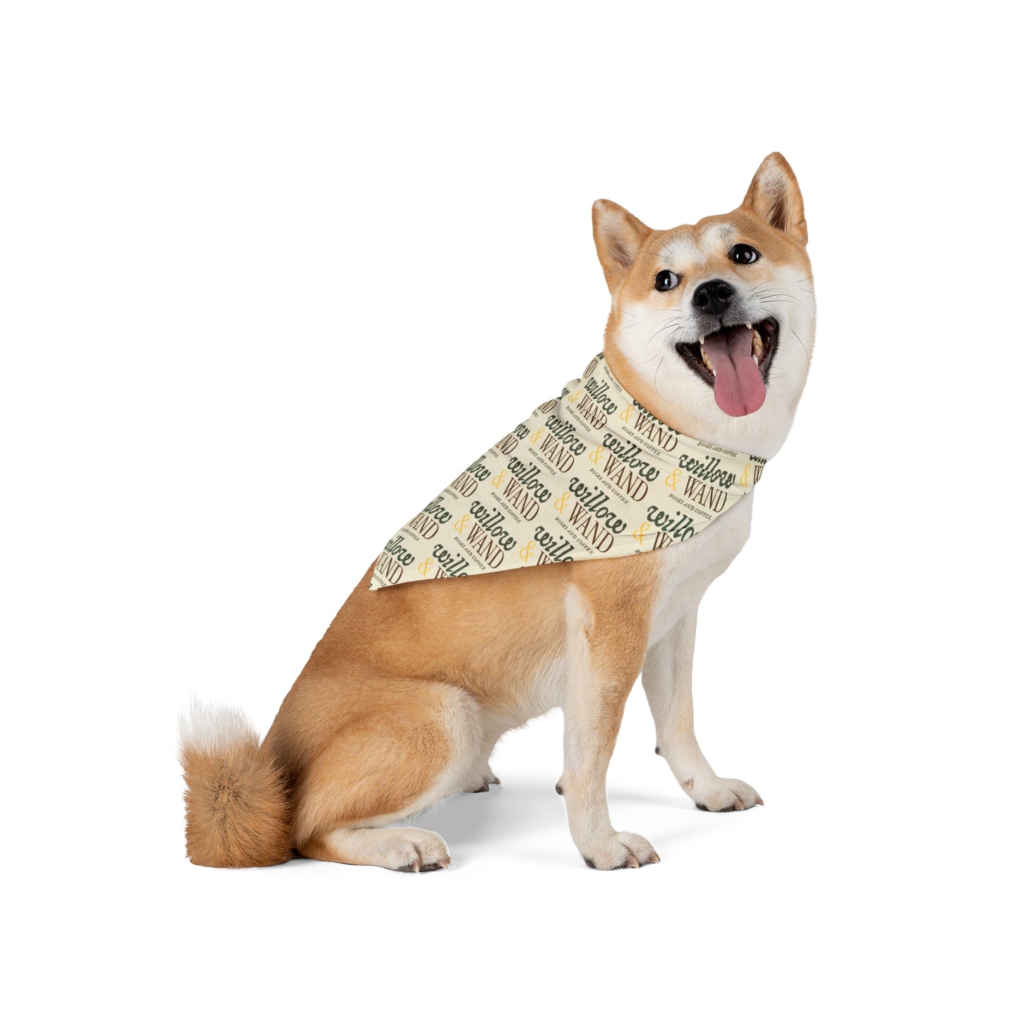 Personalized 'Willow' Pet Bandana — Repeat Pattern