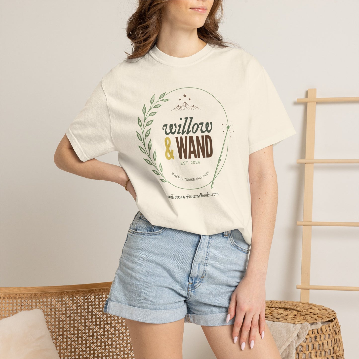 W&W Botanical Logo — Comfort Colors Tee